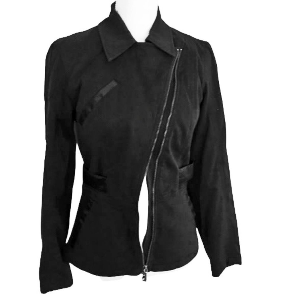 Vintage Harley Davidson Fitted Satin Lined Jacket